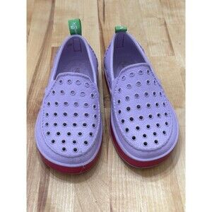 Sanuk lil walker slip on shoes, Size 11, beach, summer, play, water shoes purple
